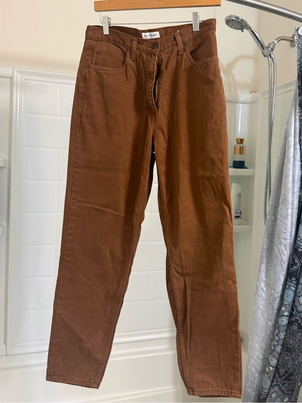 Ann Taylor Rust Brown Corduroy Pants